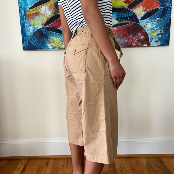 Cropped Wide Leg Cargo Pants - Picture 3 of 12